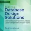 Beginning Database Design Solutions