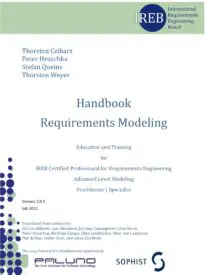CPRE Advanced Level Requirements Modeling Handbook