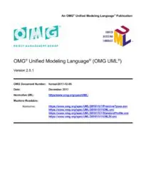 OMG Unified Modeling Language (UML) Specification